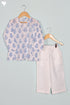 Cotton Boys Pajama Set With Embroidery